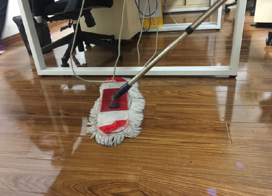 江宁区木地板保洁案例