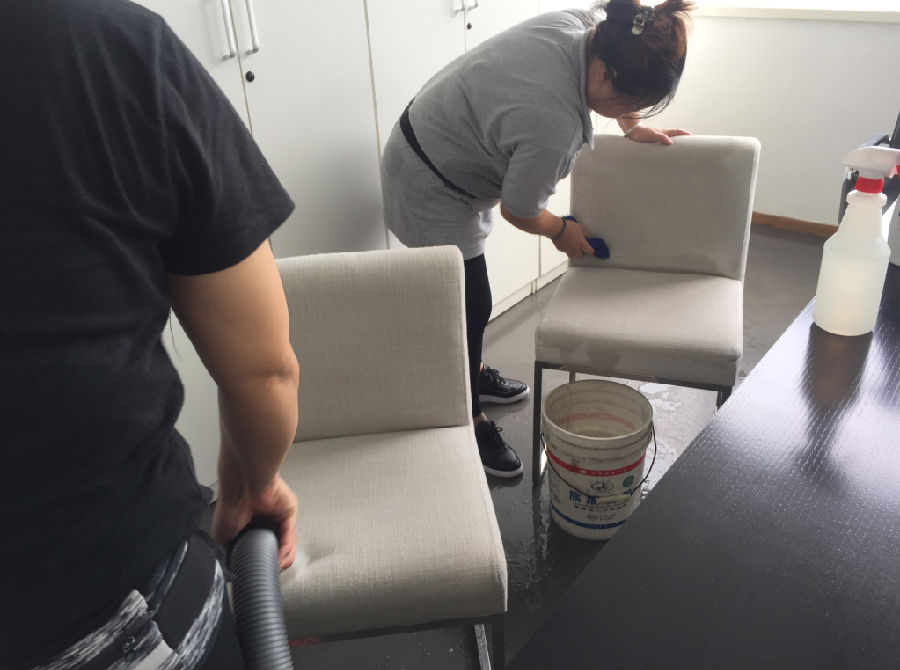 江宁区沙发清洗案例